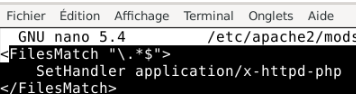 Modification d’un fichier de configuration PHP