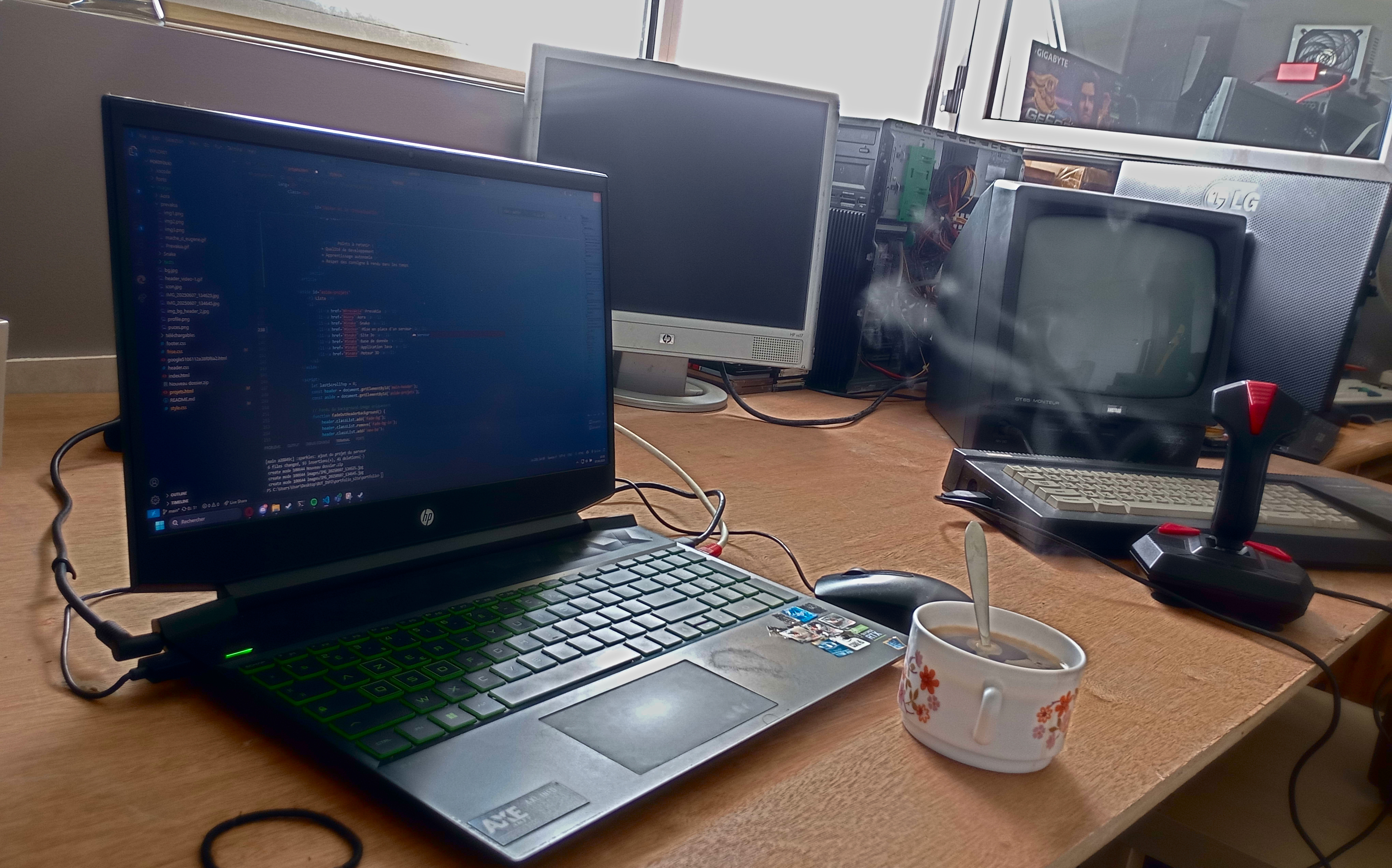 image de mon bureau de travail